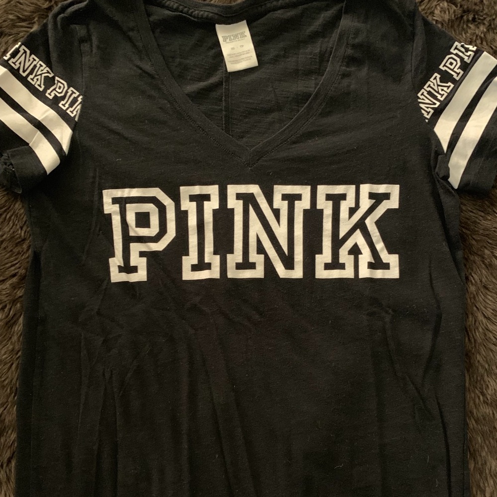 PINK logo tee